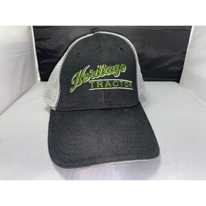 Heritage Tractor John Deere Mesh Back Adjustable Ball Cap Hat Shows Wear